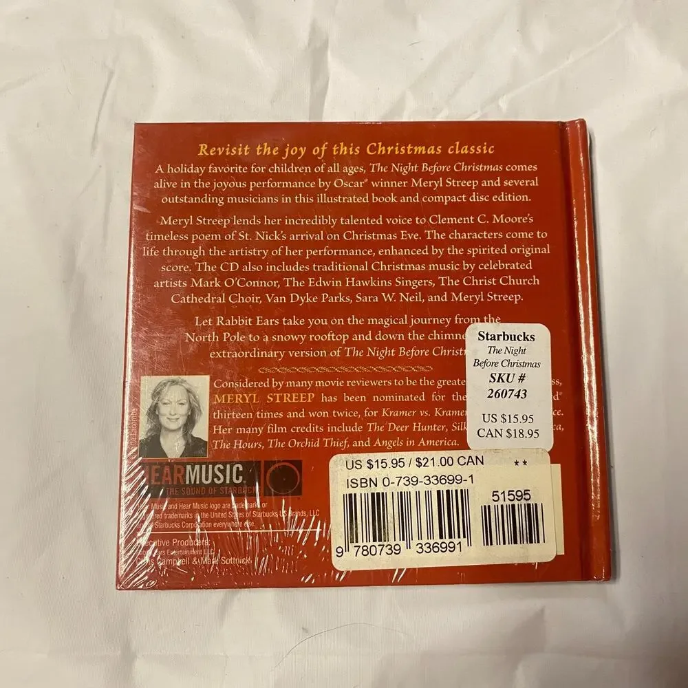 [NEW] The Night Before Christmas by Clement C. Moore (Hardcover, With Bonus CD)